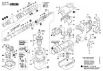 Bosch 0 611 240 041 GBH 5-38 D Rotary Hammer 110 V / GB Spare Parts GBH5-38D